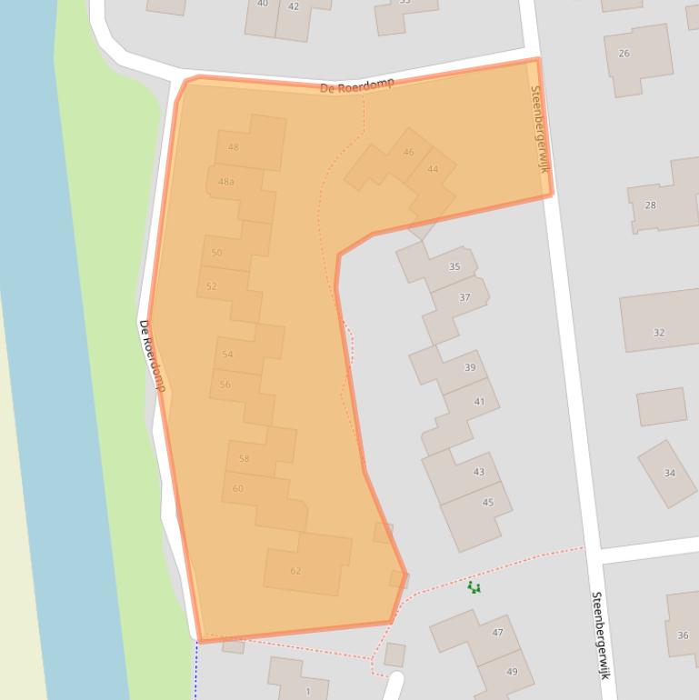 Kaart van postcodegebied 7701RP.