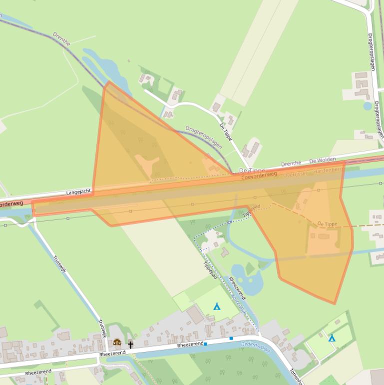 Kaart van postcodegebied 7701RW.