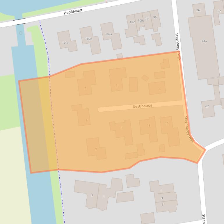 Kaart van postcodegebied 7701RX.