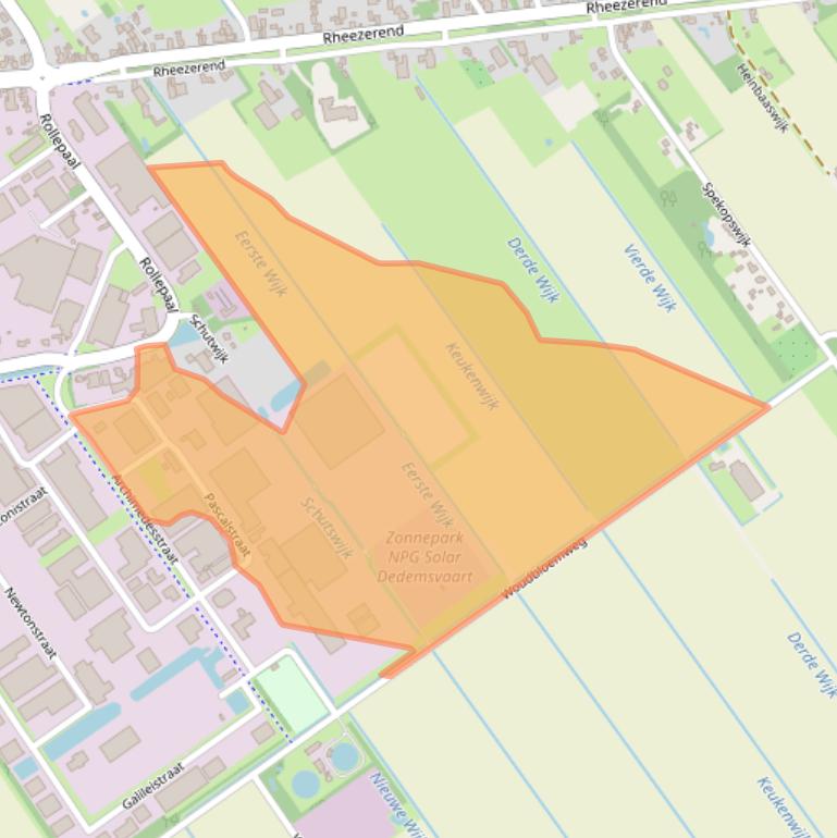 Kaart van postcodegebied 7701SE.