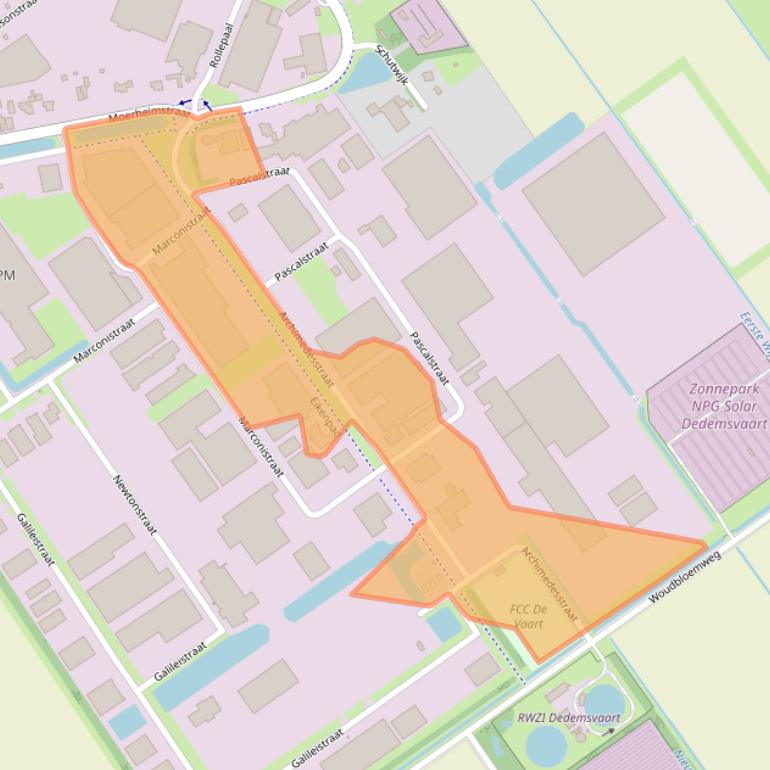 Kaart van postcodegebied 7701SG.