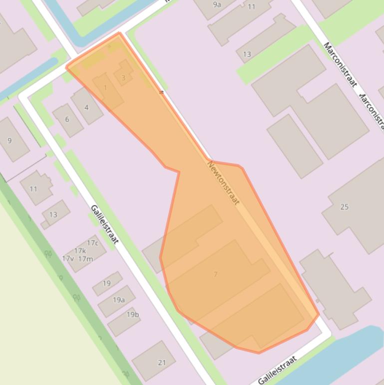 Kaart van postcodegebied 7701SH.