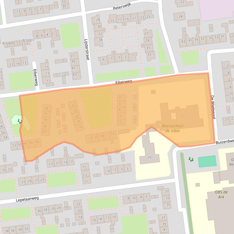 Kaart van postcodegebied 7701VE.