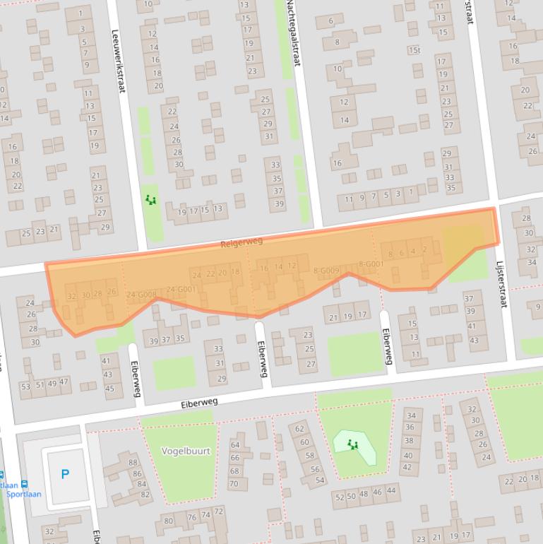 Kaart van postcodegebied 7701VJ.