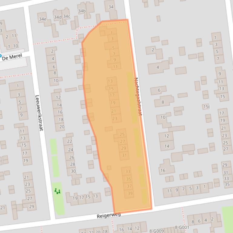 Kaart van postcodegebied 7701VK.