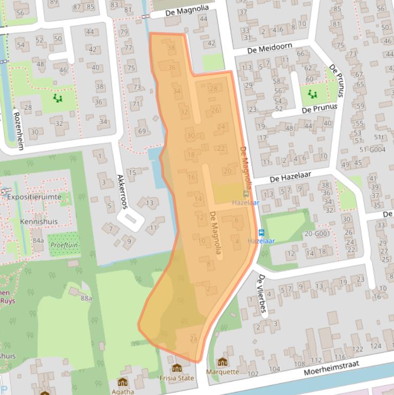 Kaart van postcodegebied 7701VV.