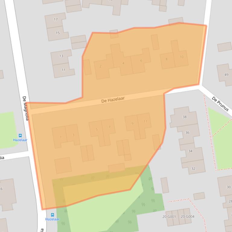 Kaart van postcodegebied 7701WD.