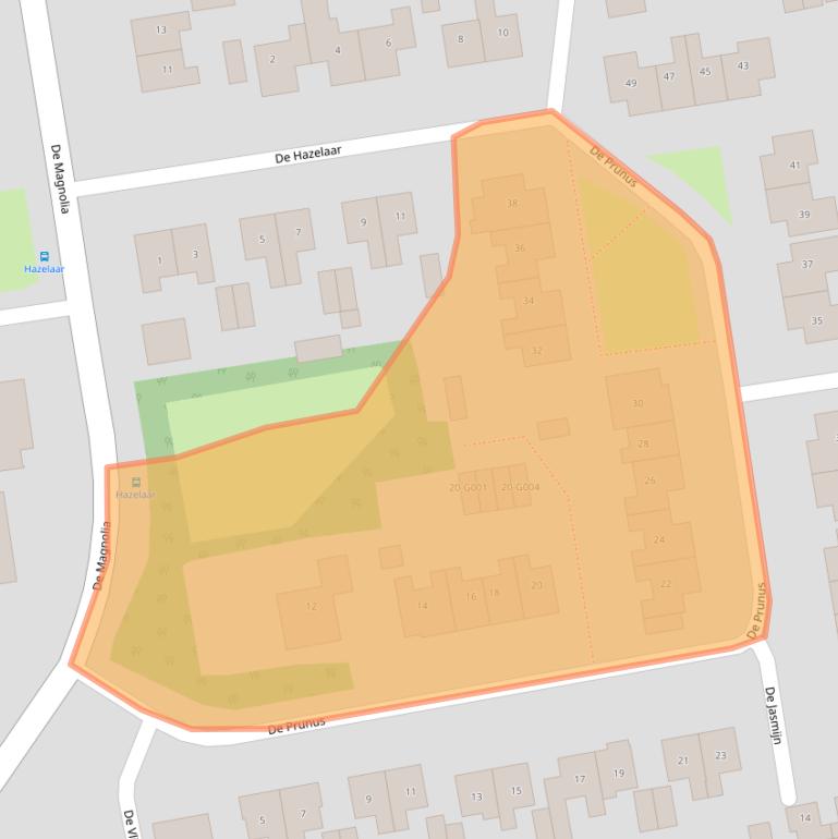 Kaart van postcodegebied 7701WN.