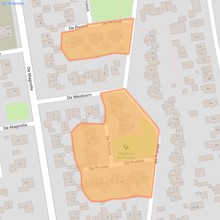 Kaart van postcodegebied 7701WP.