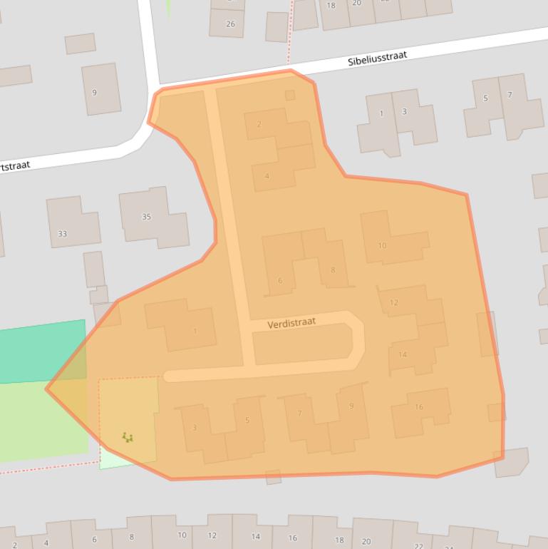 Kaart van postcodegebied 7701ZA.