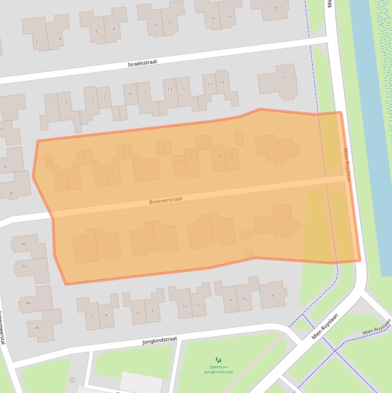 Kaart van postcodegebied 7701ZP.