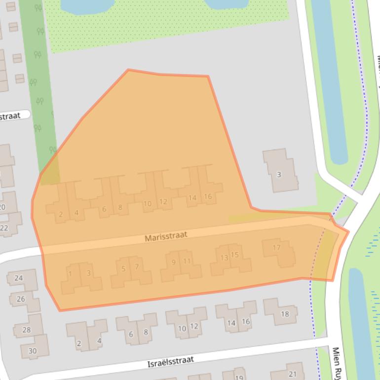 Kaart van postcodegebied 7701ZS.