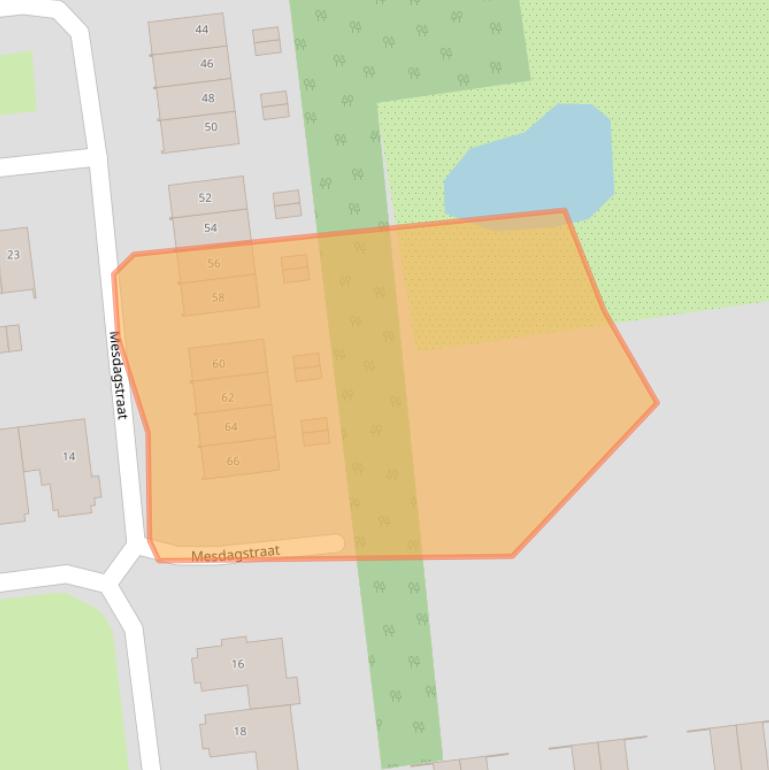 Kaart van postcodegebied 7701ZV.