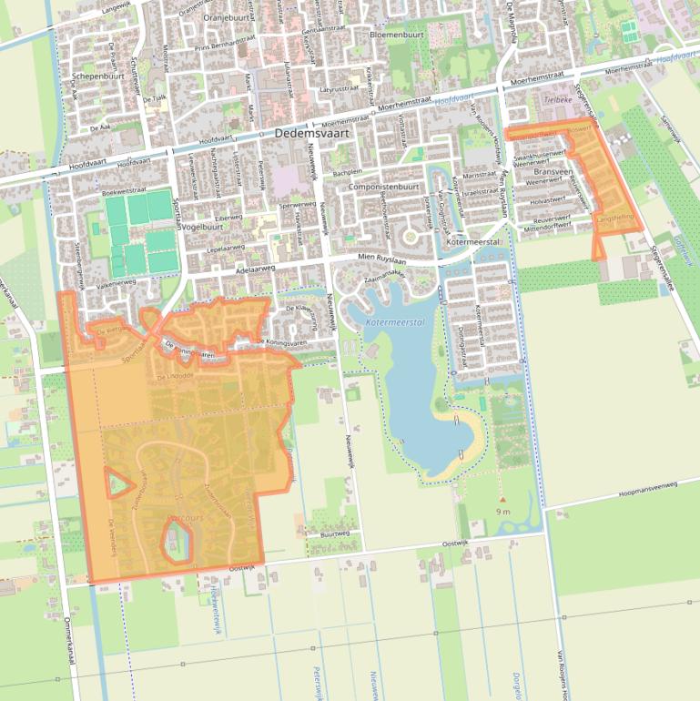 Kaart van postcodegebied 7702.