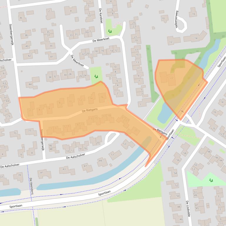 Kaart van postcodegebied 7702AX.