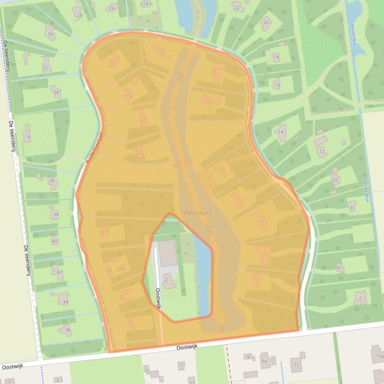 Kaart van postcodegebied 7702BA.