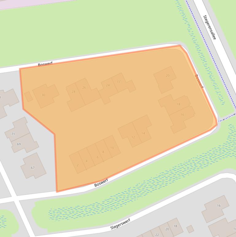 Kaart van postcodegebied 7702DA.