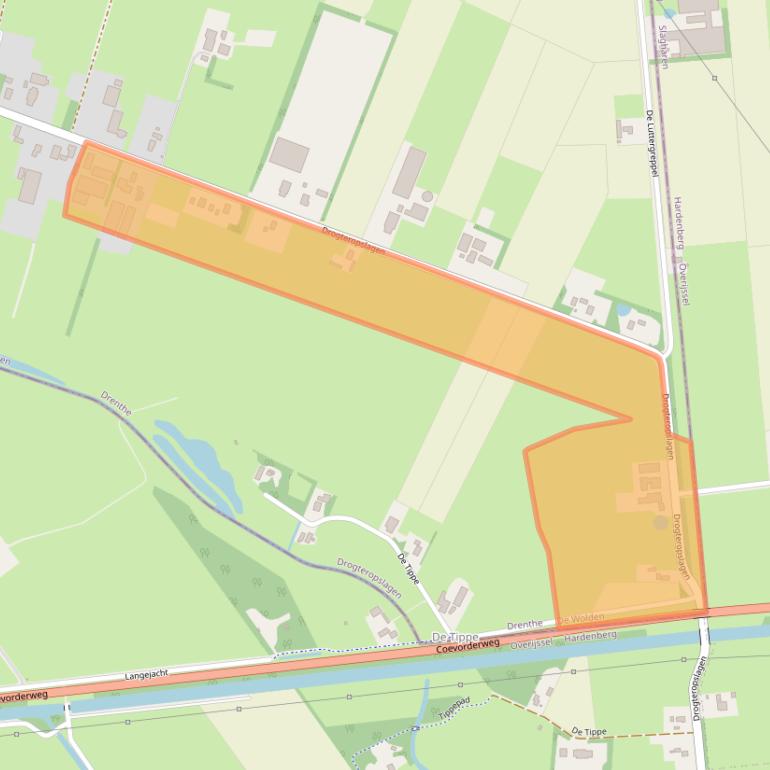 Kaart van postcodegebied 7705PJ.