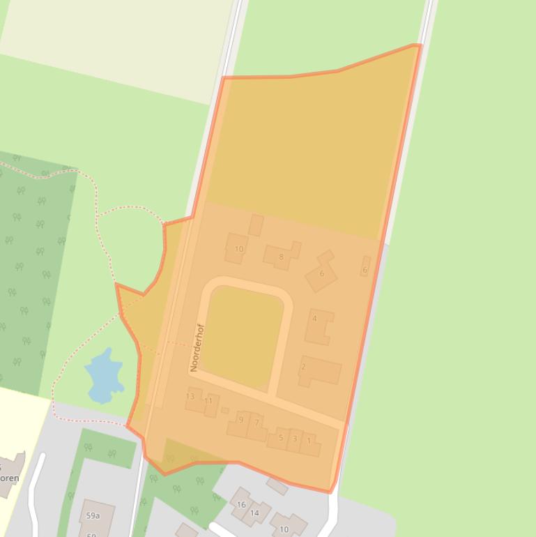 Kaart van postcodegebied 7705PN.