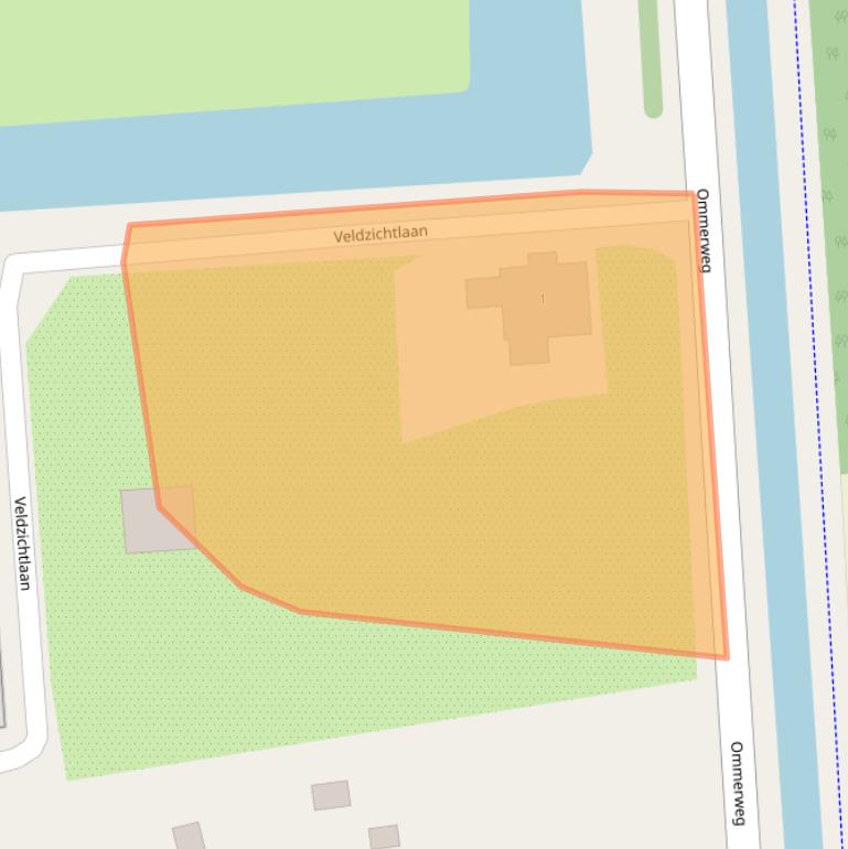 Kaart van postcodegebied 7707BC.