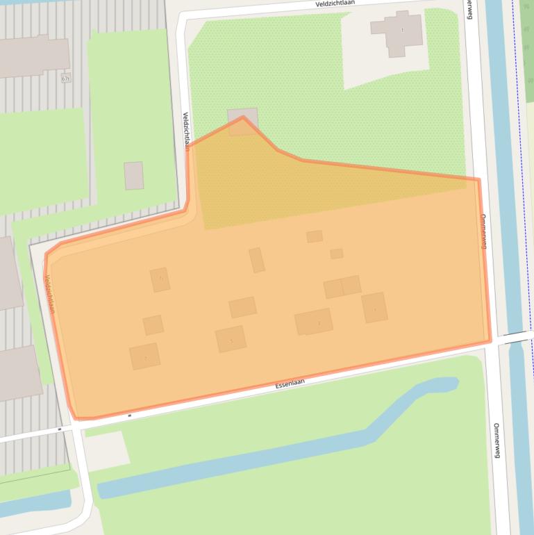 Kaart van postcodegebied 7707BD.