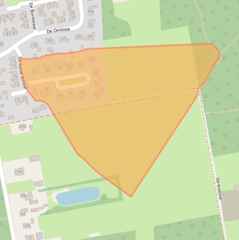 Kaart van postcodegebied 7707DN.