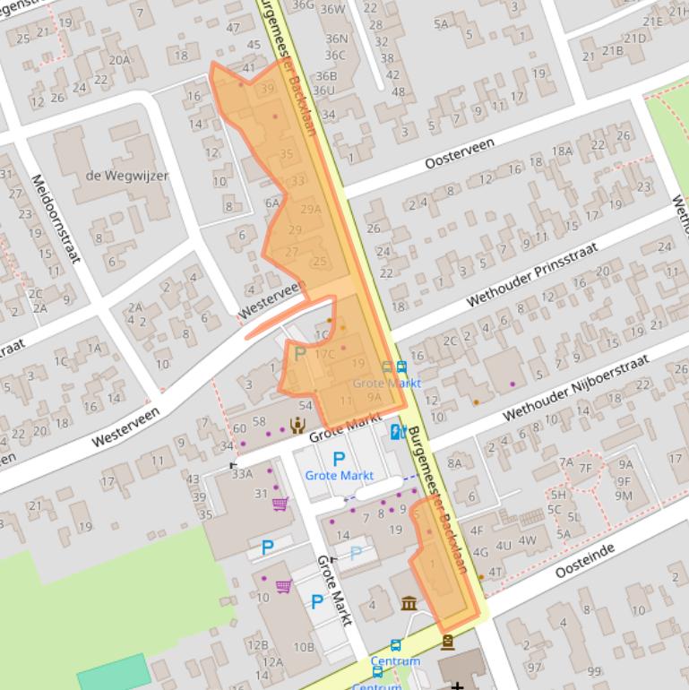 Kaart van postcodegebied 7711AA.