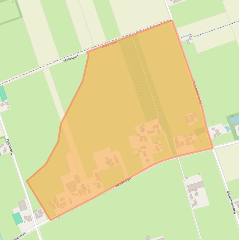 Kaart van postcodegebied 7711BP.