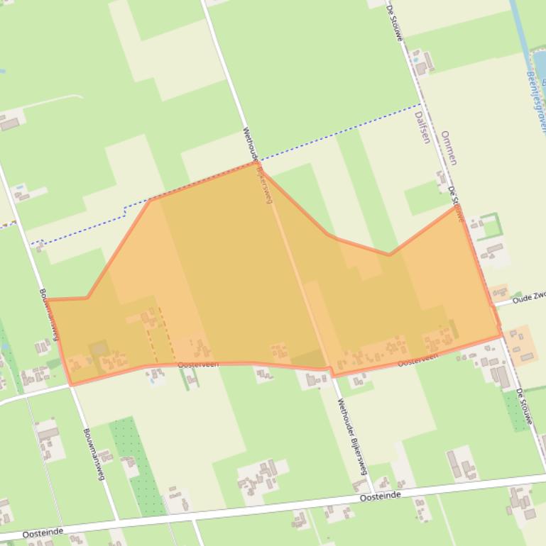 Kaart van postcodegebied 7711BR.