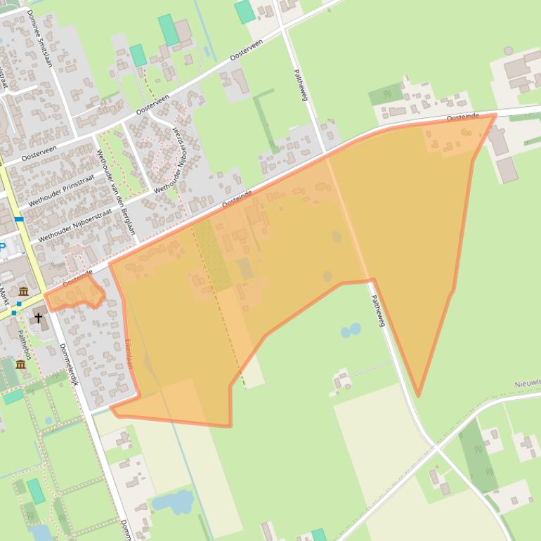 Kaart van postcodegebied 7711BX.