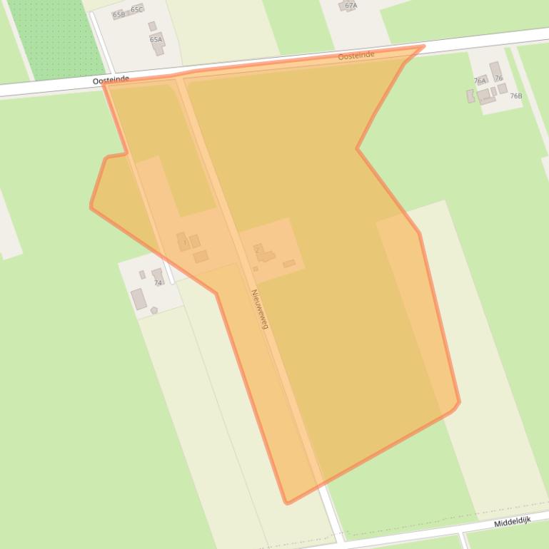 Kaart van postcodegebied 7711CA.