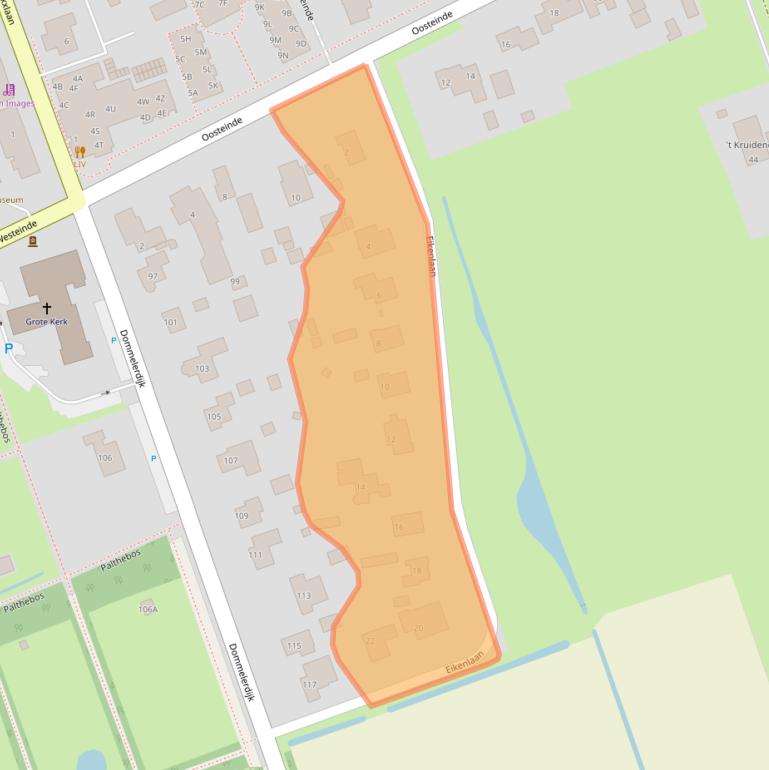 Kaart van postcodegebied 7711CE.