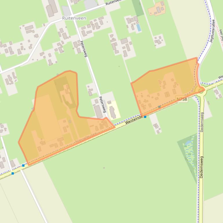 Kaart van postcodegebied 7711CP.