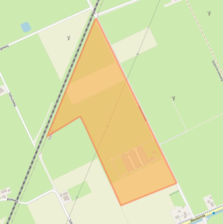 Kaart van postcodegebied 7711DP.