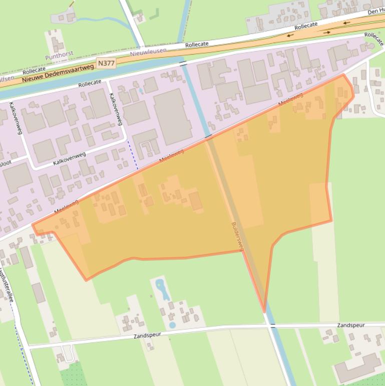 Kaart van postcodegebied 7711EH.