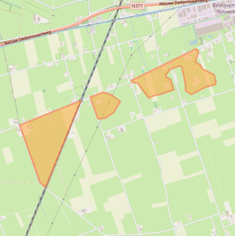 Kaart van postcodegebied 7711EL.