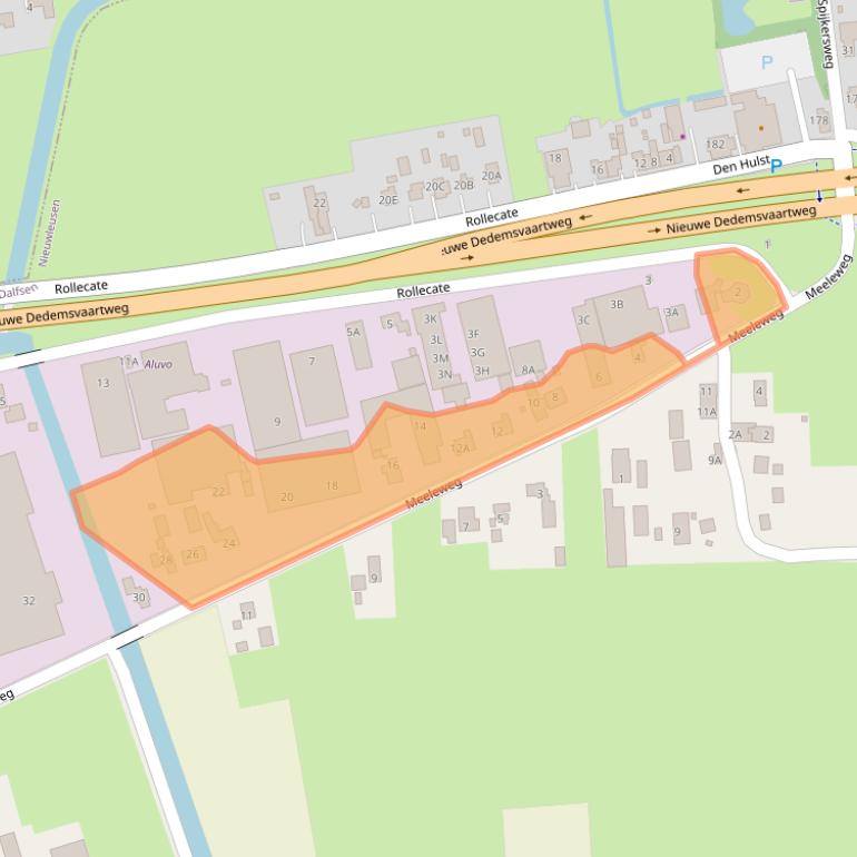 Kaart van postcodegebied 7711EM.