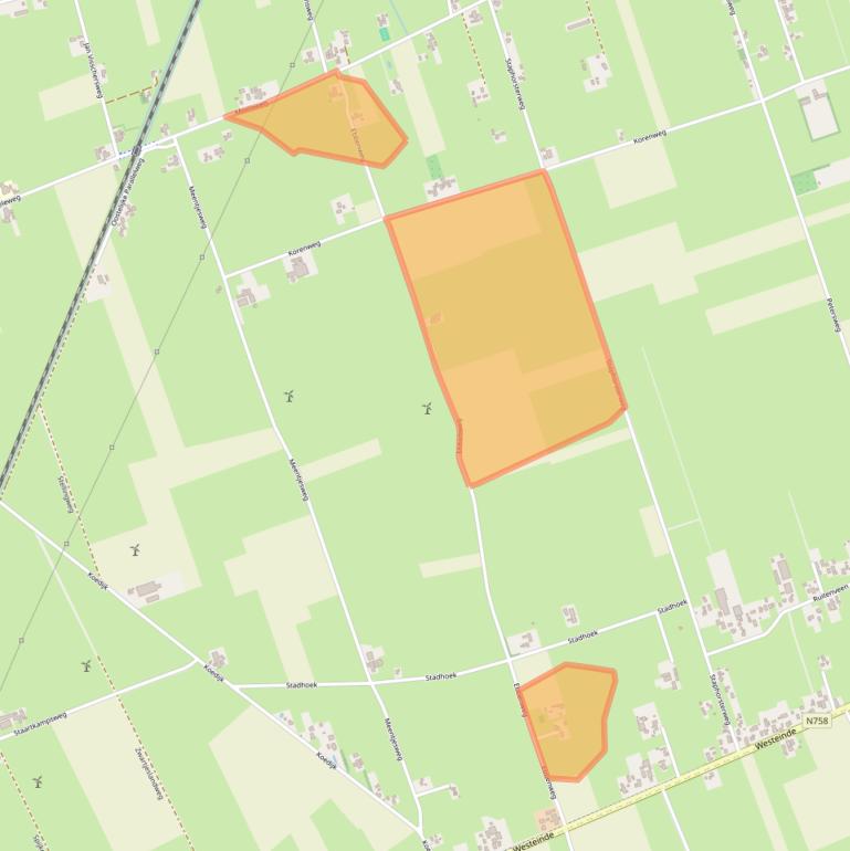 Kaart van postcodegebied 7711EX.