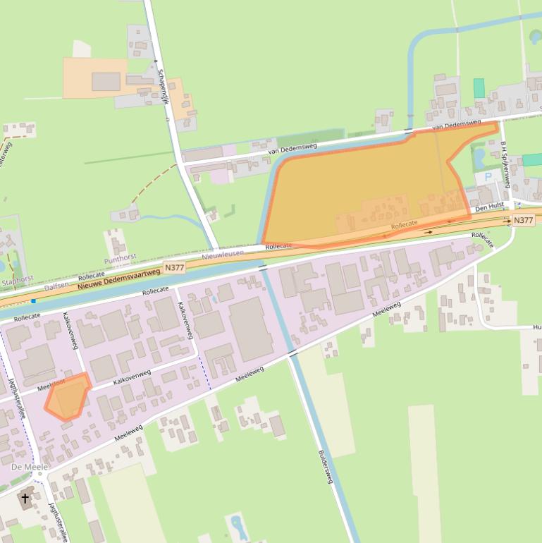 Kaart van postcodegebied 7711GH.