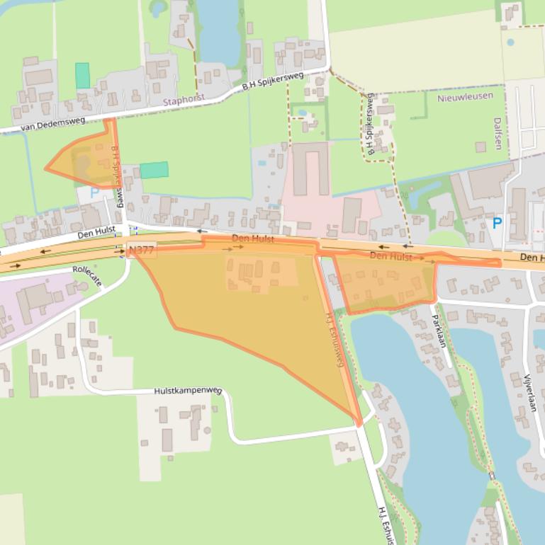 Kaart van postcodegebied 7711GM.