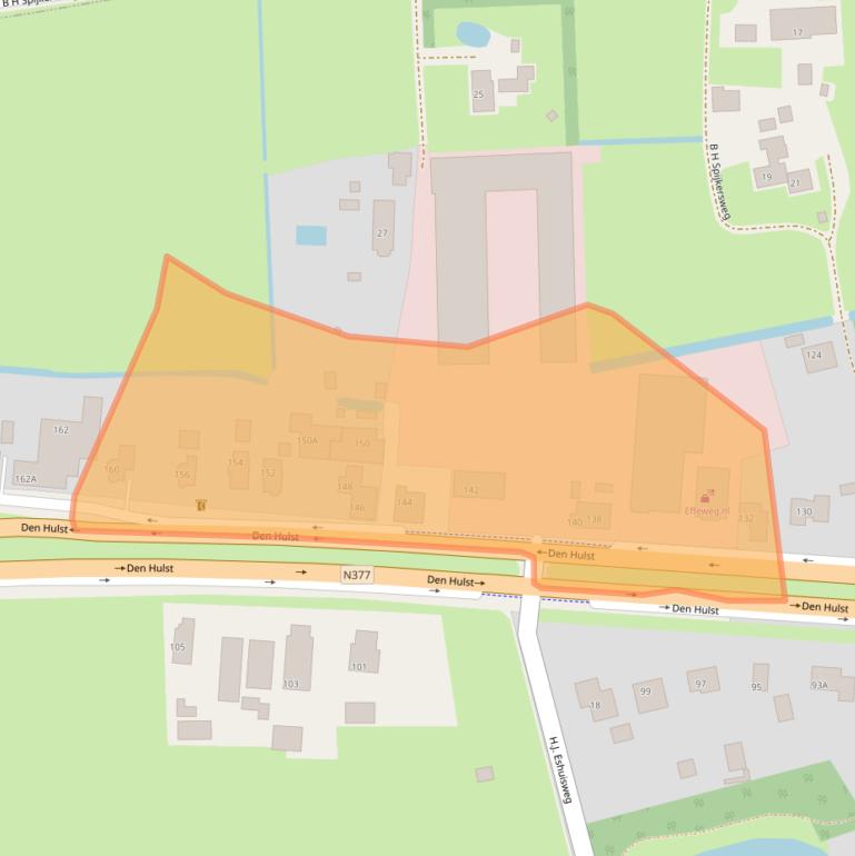 Kaart van postcodegebied 7711GT.