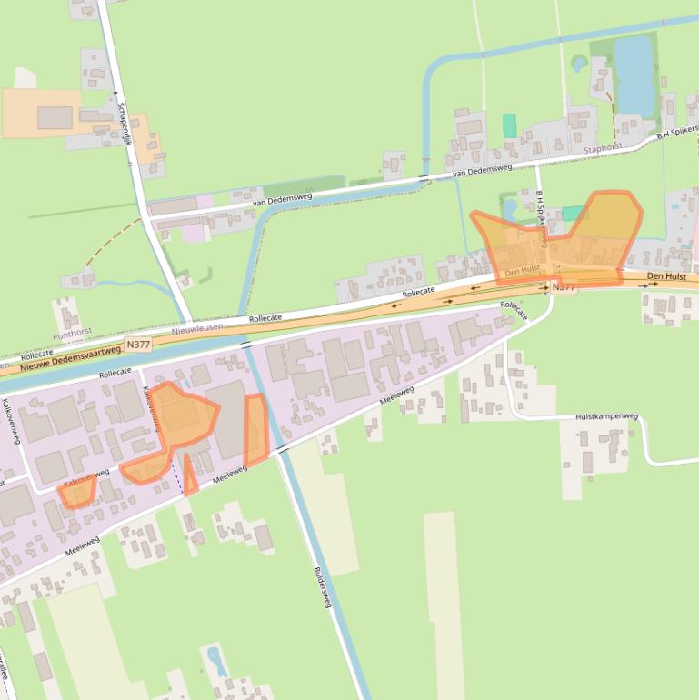 Kaart van postcodegebied 7711GV.