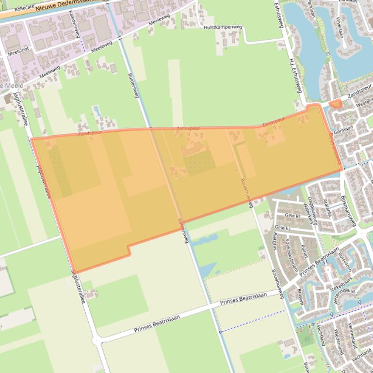 Kaart van postcodegebied 7711HG.