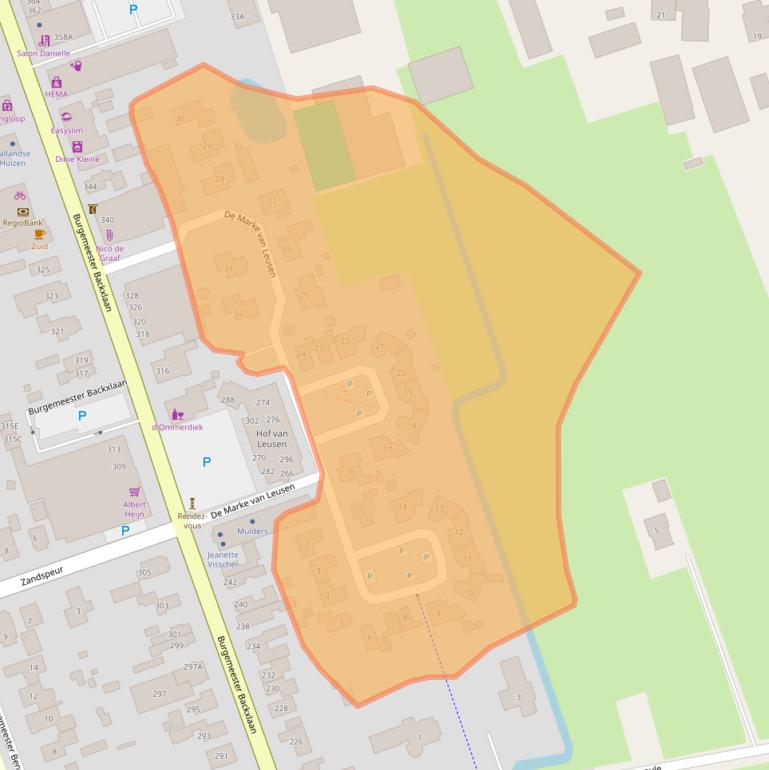 Kaart van postcodegebied 7711HH.