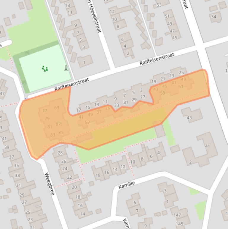 Kaart van postcodegebied 7711JG.