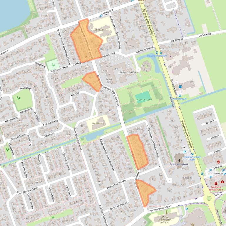 Kaart van postcodegebied 7711JK.