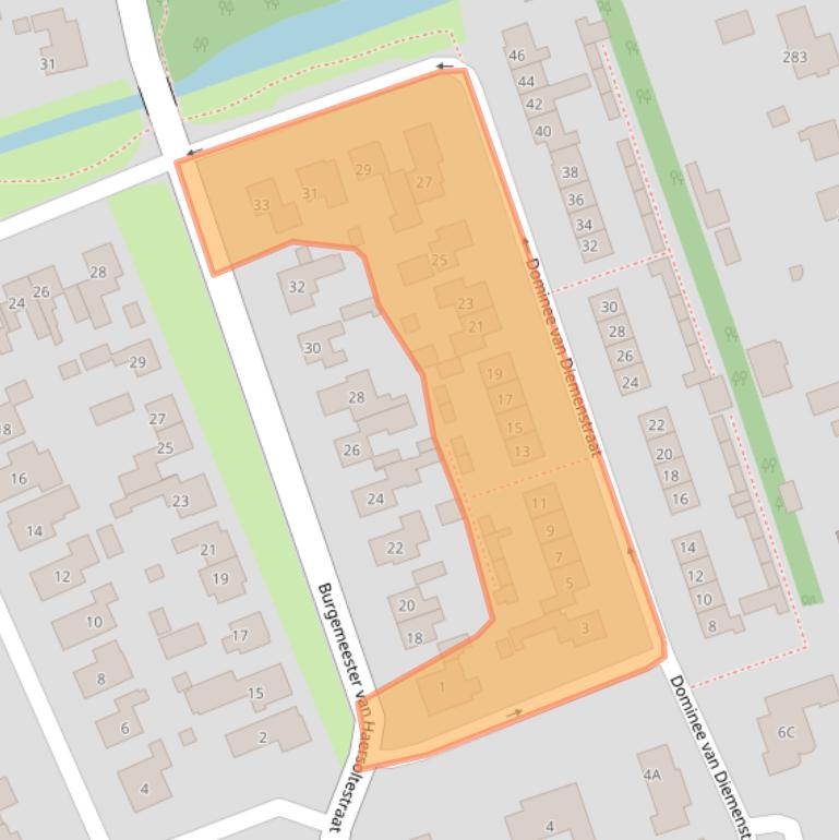 Kaart van postcodegebied 7711JL.