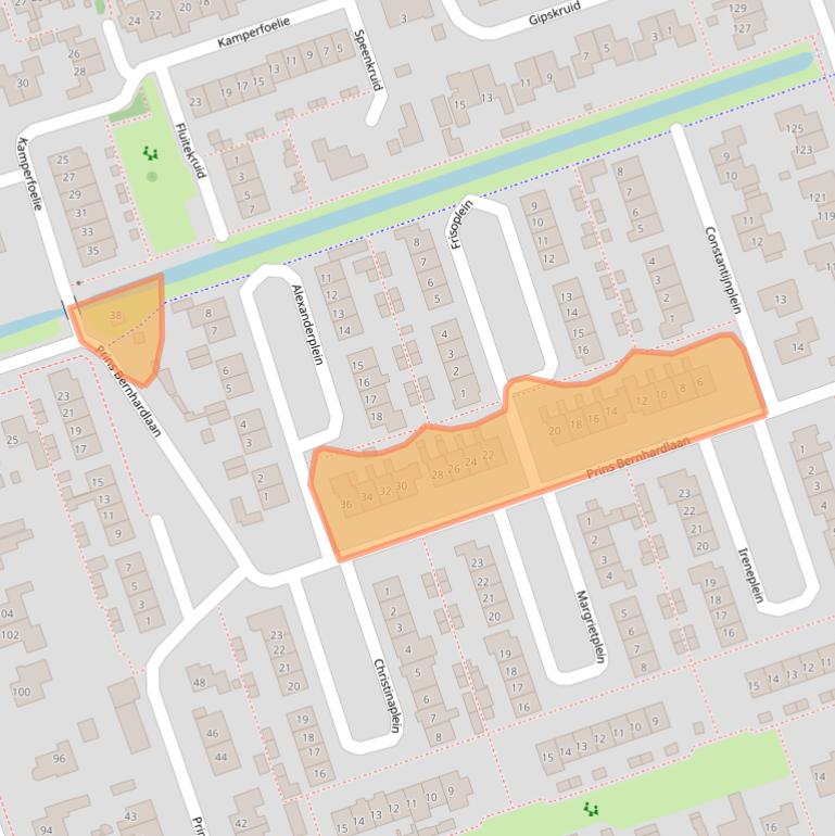 Kaart van postcodegebied 7711JS.