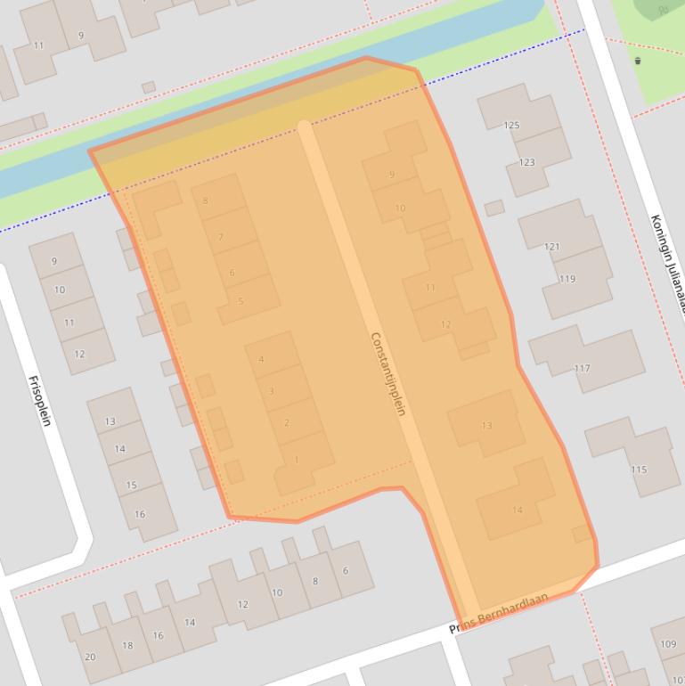 Kaart van postcodegebied 7711KA.