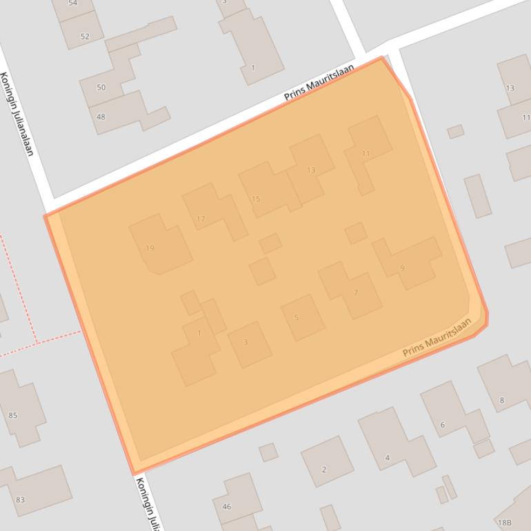 Kaart van postcodegebied 7711KB.